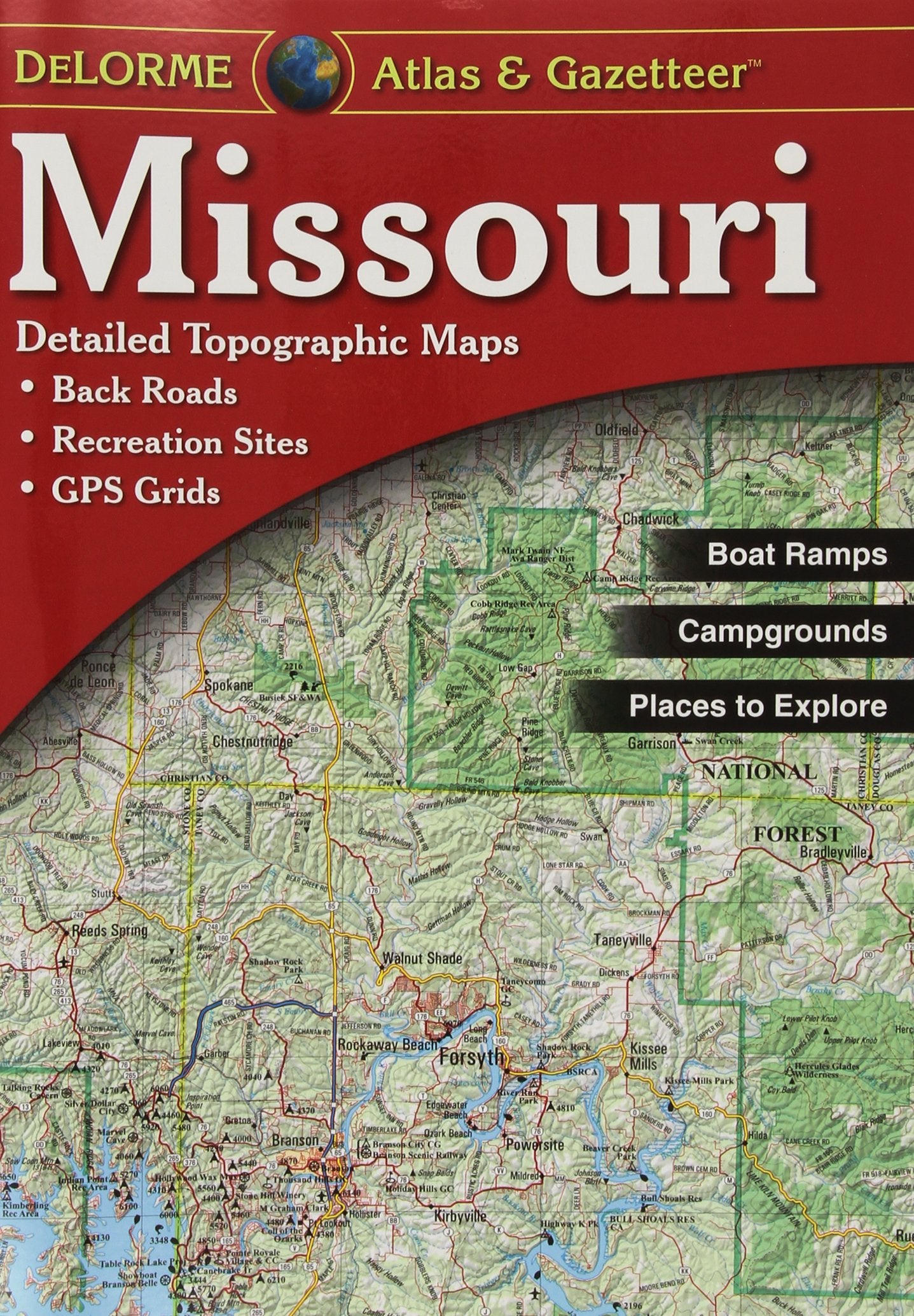 Missouri Atlas & Gazetteer (Delorme Atlas & Gazetteer),Used