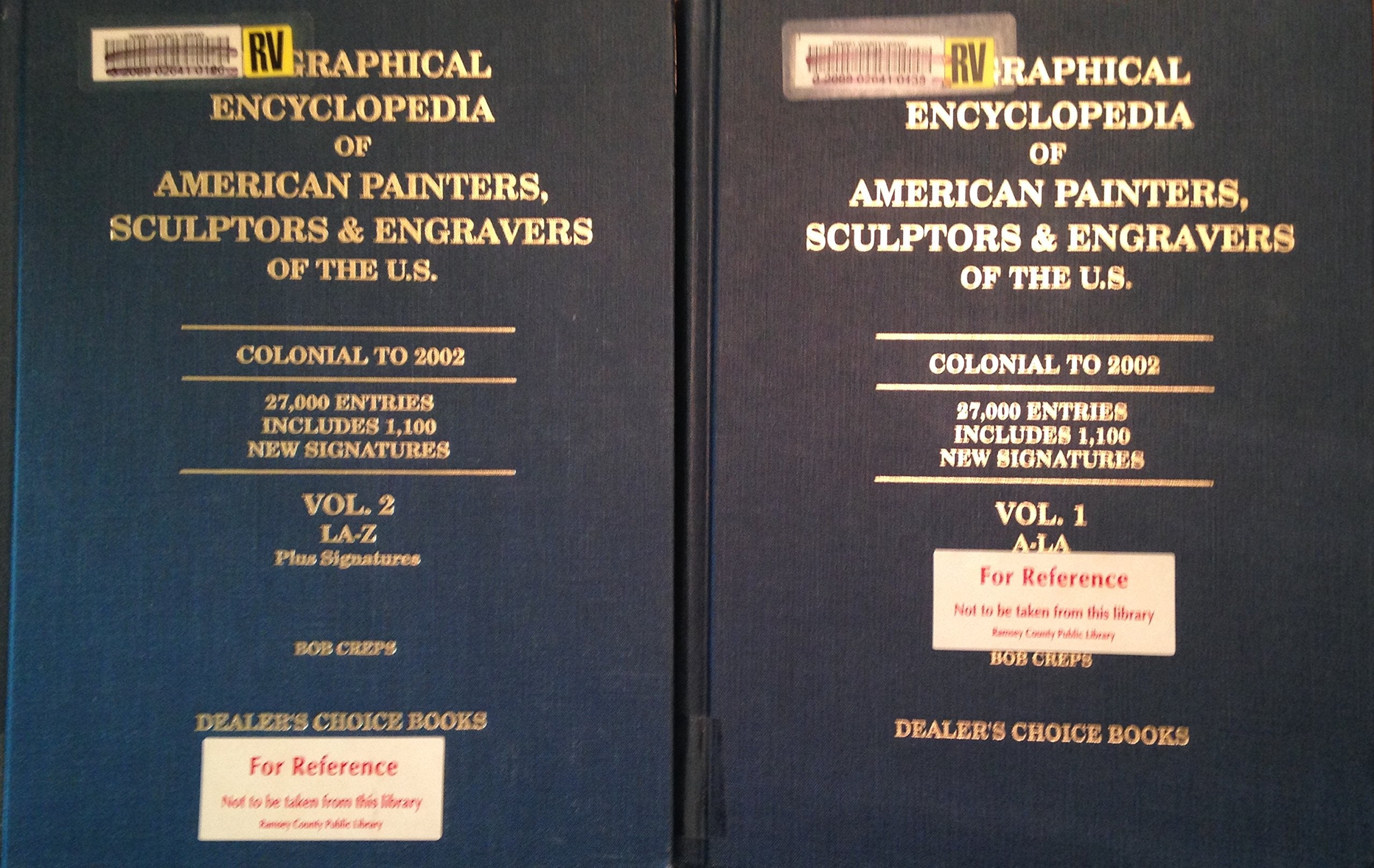 Biographical Encyclopedia of American Painters, Sculptors & Engravers of the United States: Colonial to 2002,Used