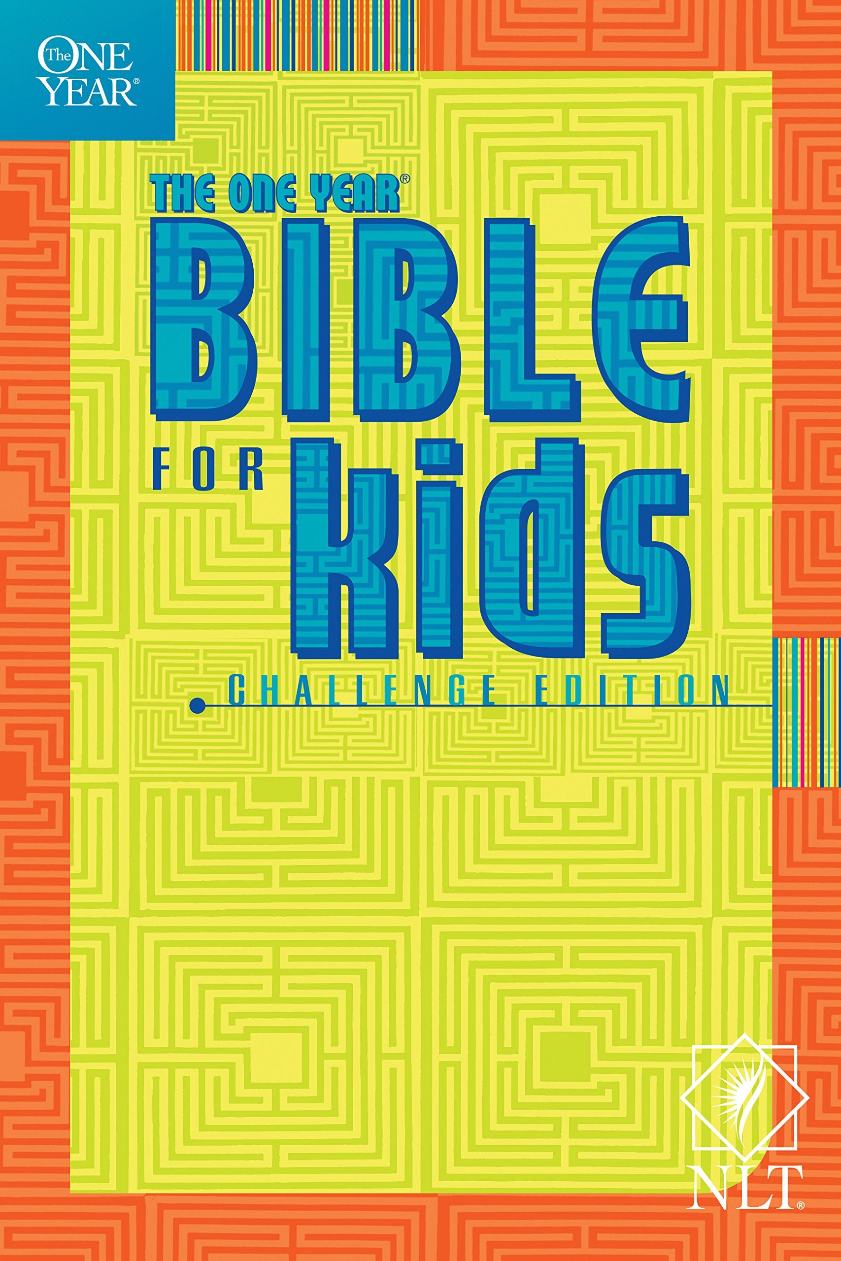 The One Year Bible for Kids, Challenge Edition NLT (Tyndale Kids),Used