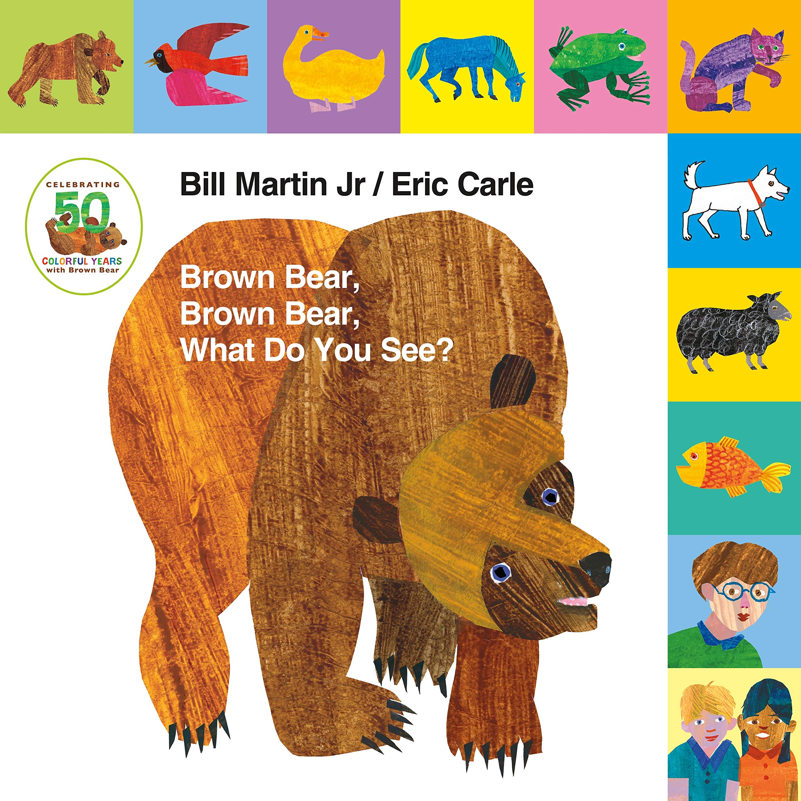 LifttheTab: Brown Bear, Brown Bear, What Do You See? 50th Anniversary Edition (Brown Bear and Friends),New