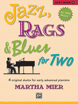 Jazz, Rags & Blues for Two, Bk 5: 4 Original Duets for Early Advanced Pianists,Used