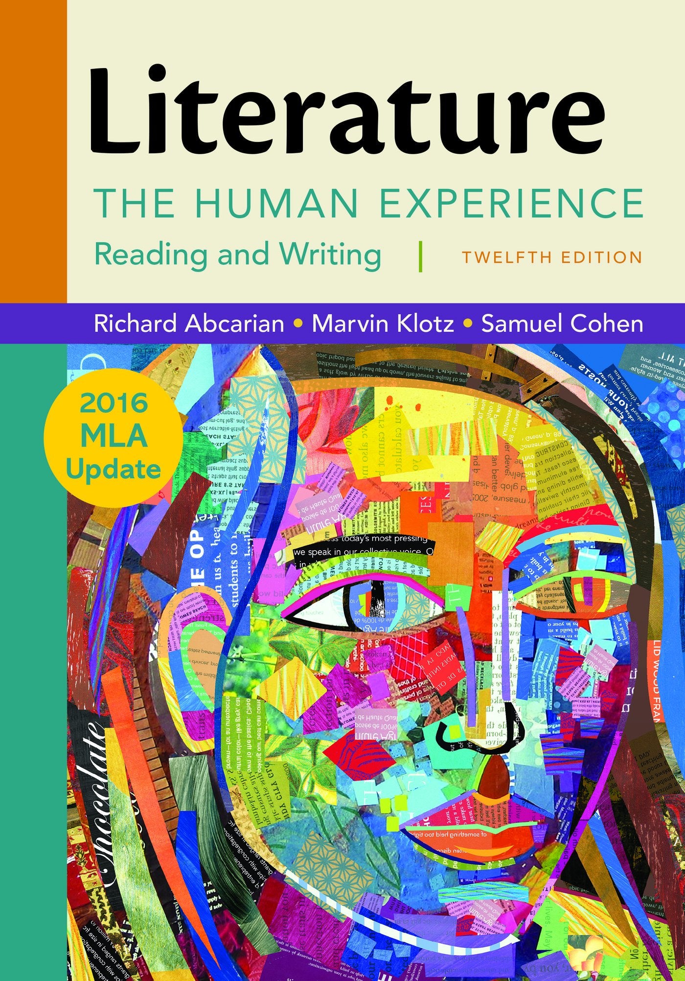 Literature: The Human Experience With 2016 Mla Update