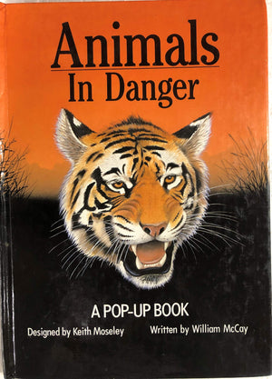 Animals in Danger Popup Book,Used