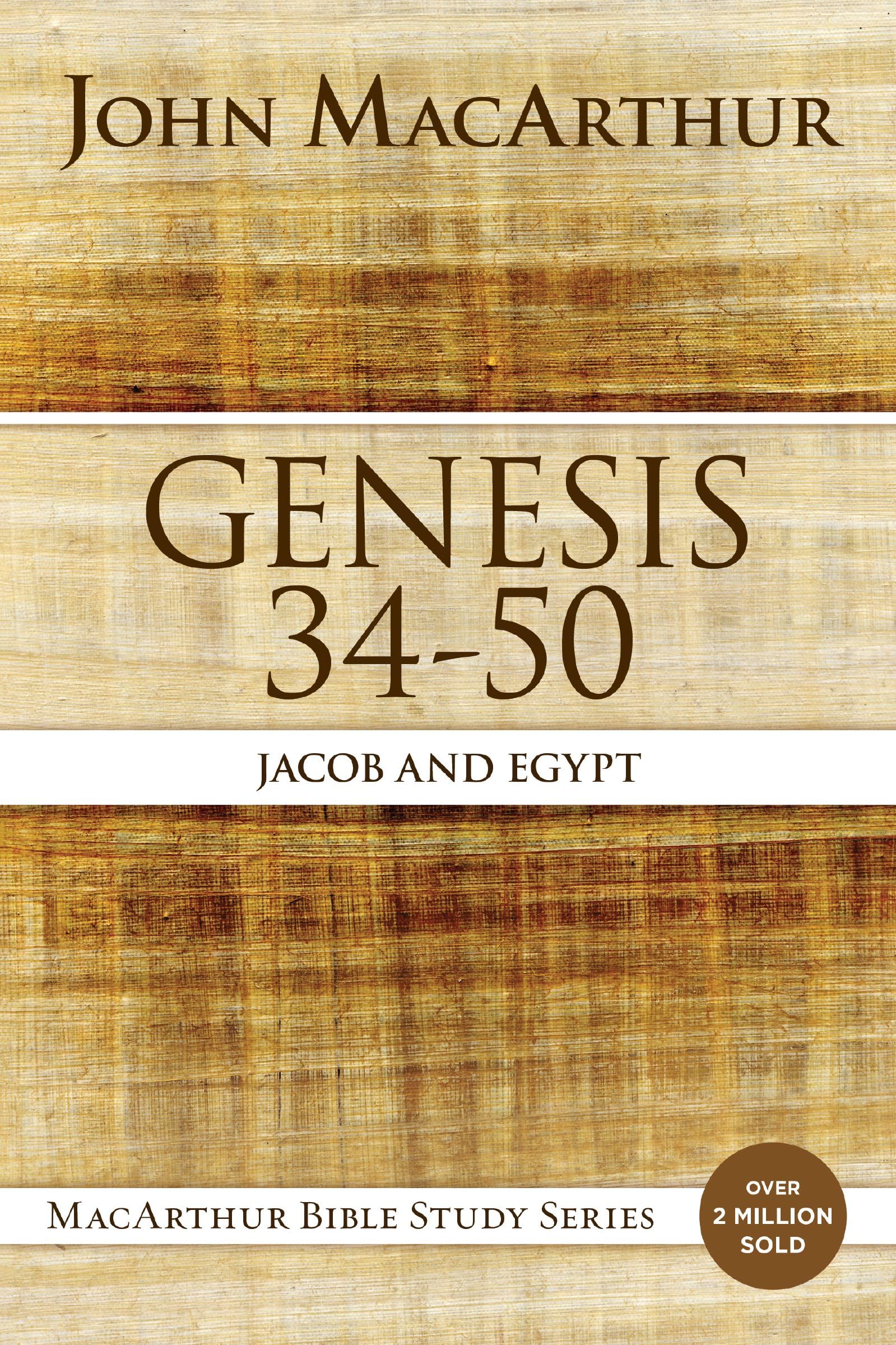 Genesis 34 to 50: Jacob and Egypt (MacArthur Bible Studies),Used