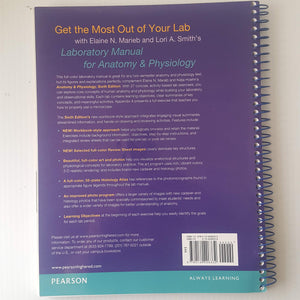 Laboratory Manual for Anatomy & Physiology (6th Edition),Used