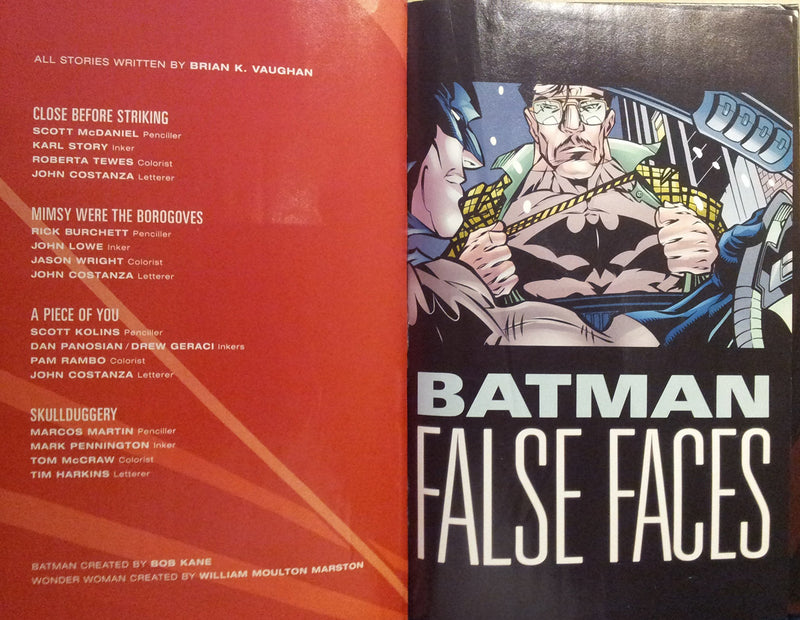 Batman: False Faces,Used