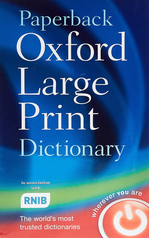 Paperback Oxford Large Print Dictionary,Used