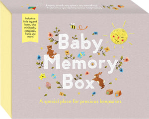 Baby Memory Box: A Special Place For Precious Keepsakes. Includes A Little Bag And Boxes, Plus Mini Books, Notepaper, Frame And