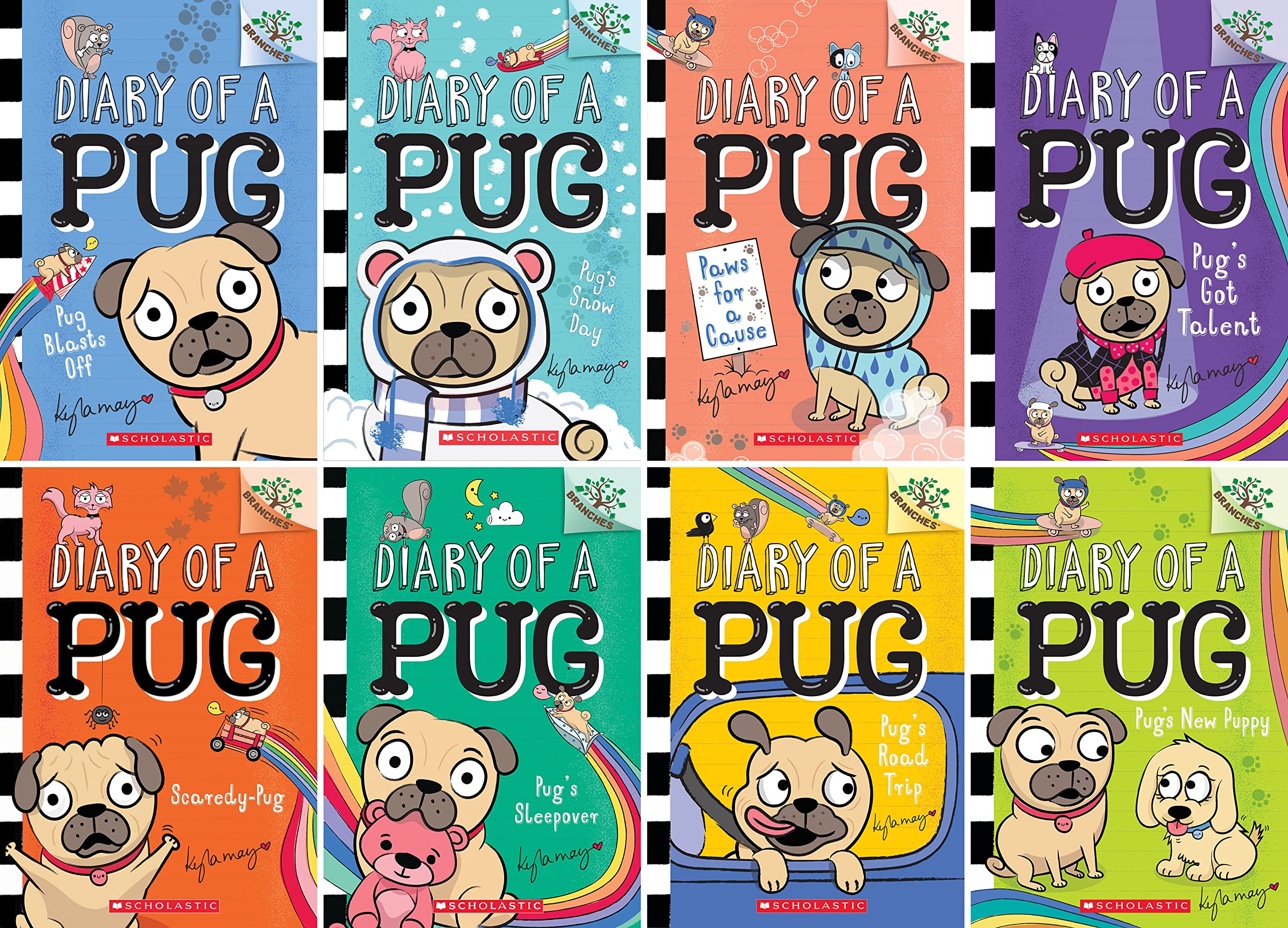 Diary of a Pug Series Set, Books 18