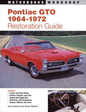 Pontiac GTO Restoration Guide, 19641972 (Motorbooks Workshop),Used