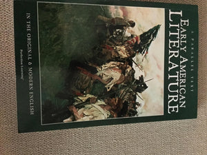 Early American Literature Parallel Text,New