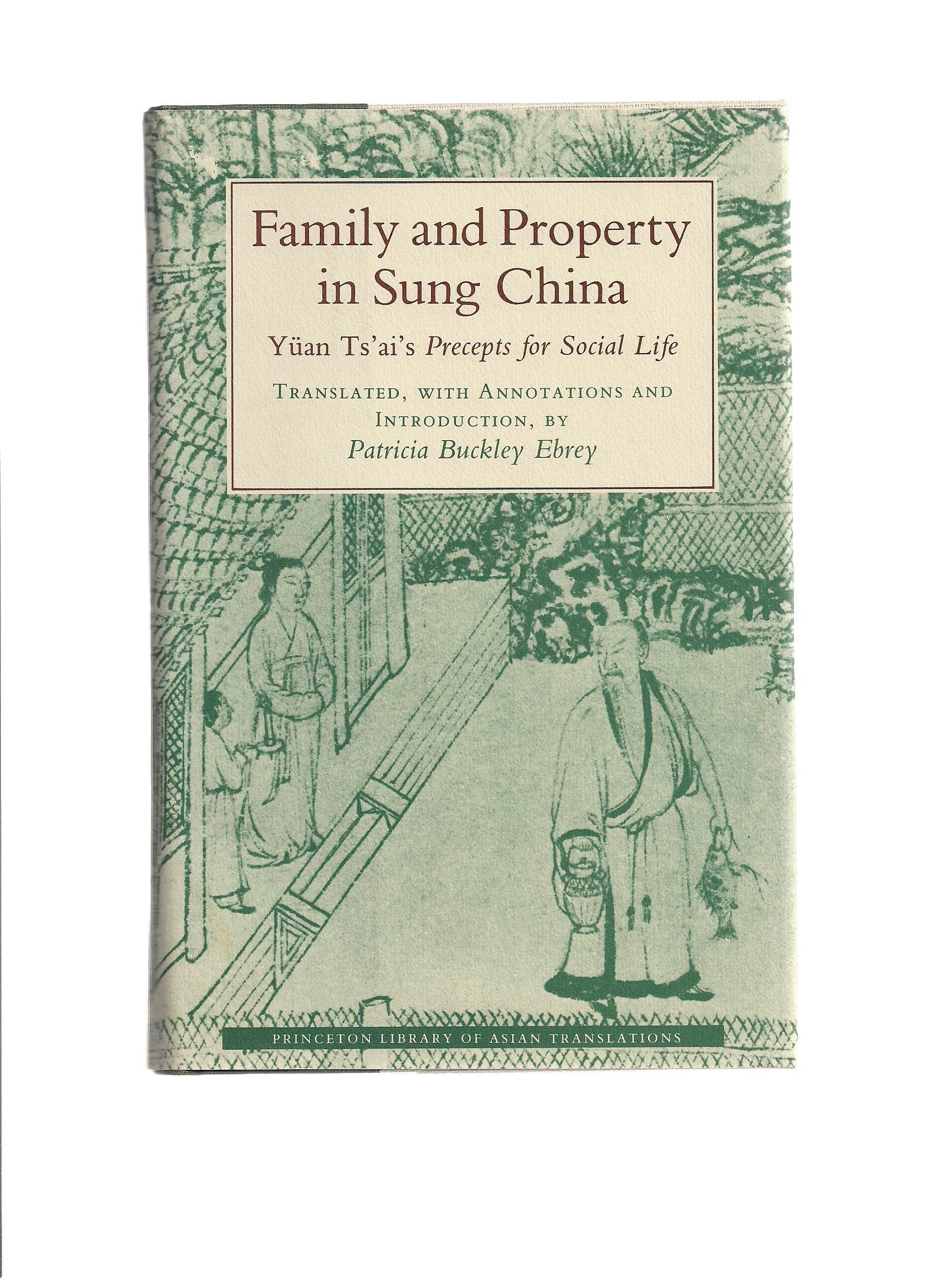 Family and Property in Sung China: Yuan Ts'ai's Precepts for Social Life (Princeton Library of Asian Translations),Used