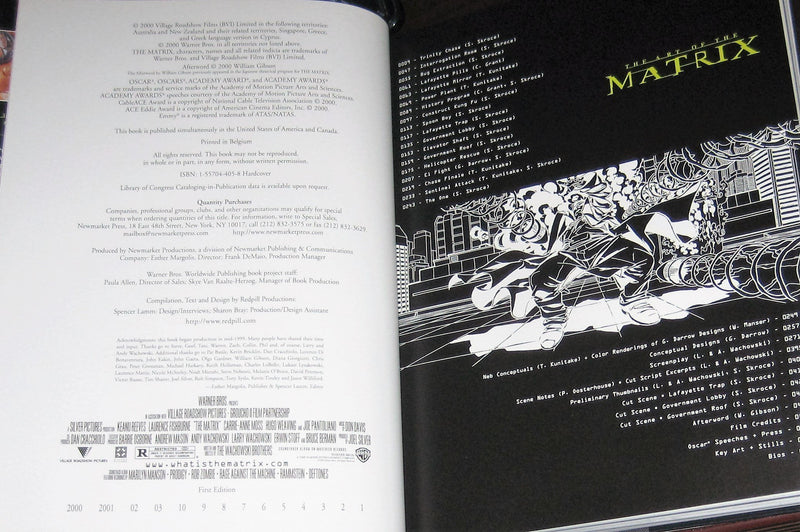 The Art of the Matrix (Newmarket Pictorial Moviebook),Used