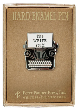 Typewriter Hard Enamel Pin (Cloisonne Pin),Used