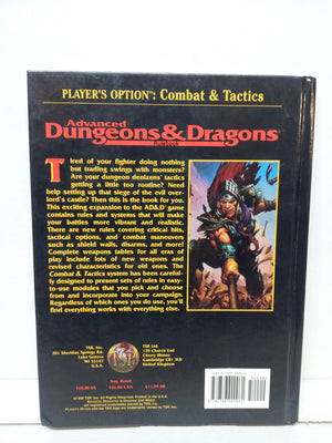 Player's Option: Combat & Tactics (Advanced Dungeons & Dragons, Rulebook/2149),Used