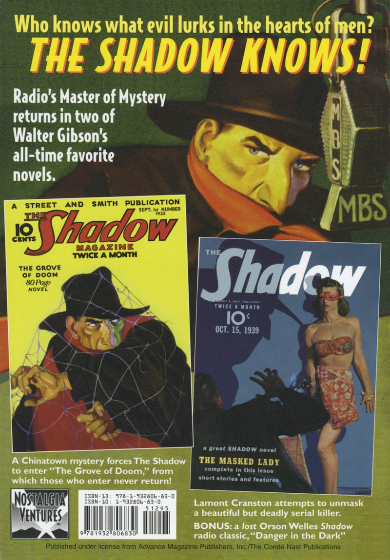 The Grove of Doom / The Masked Lady (The Shadow, Vol. 14),New