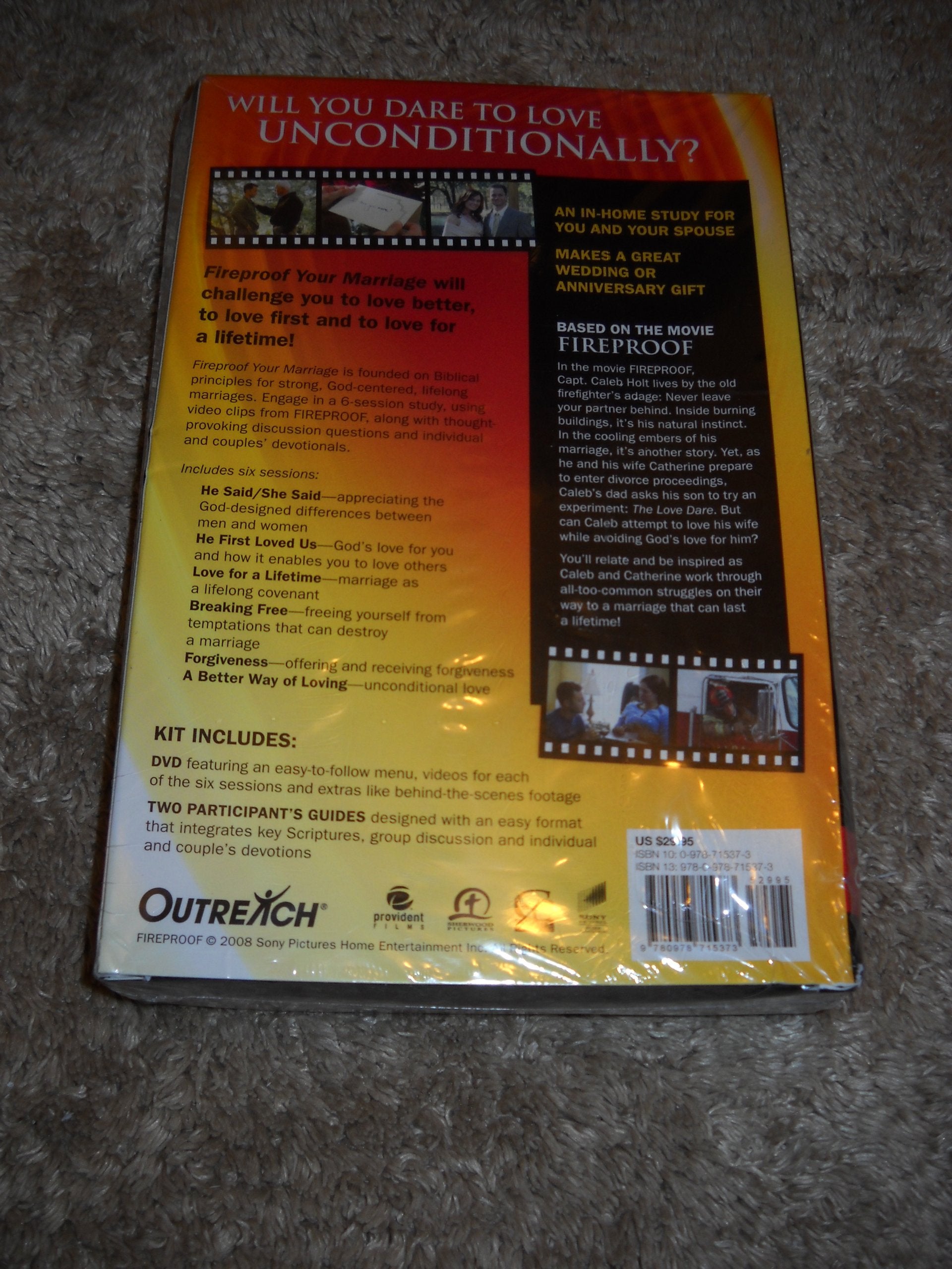 Fireproof Your Marriage Couple'S Kit,New