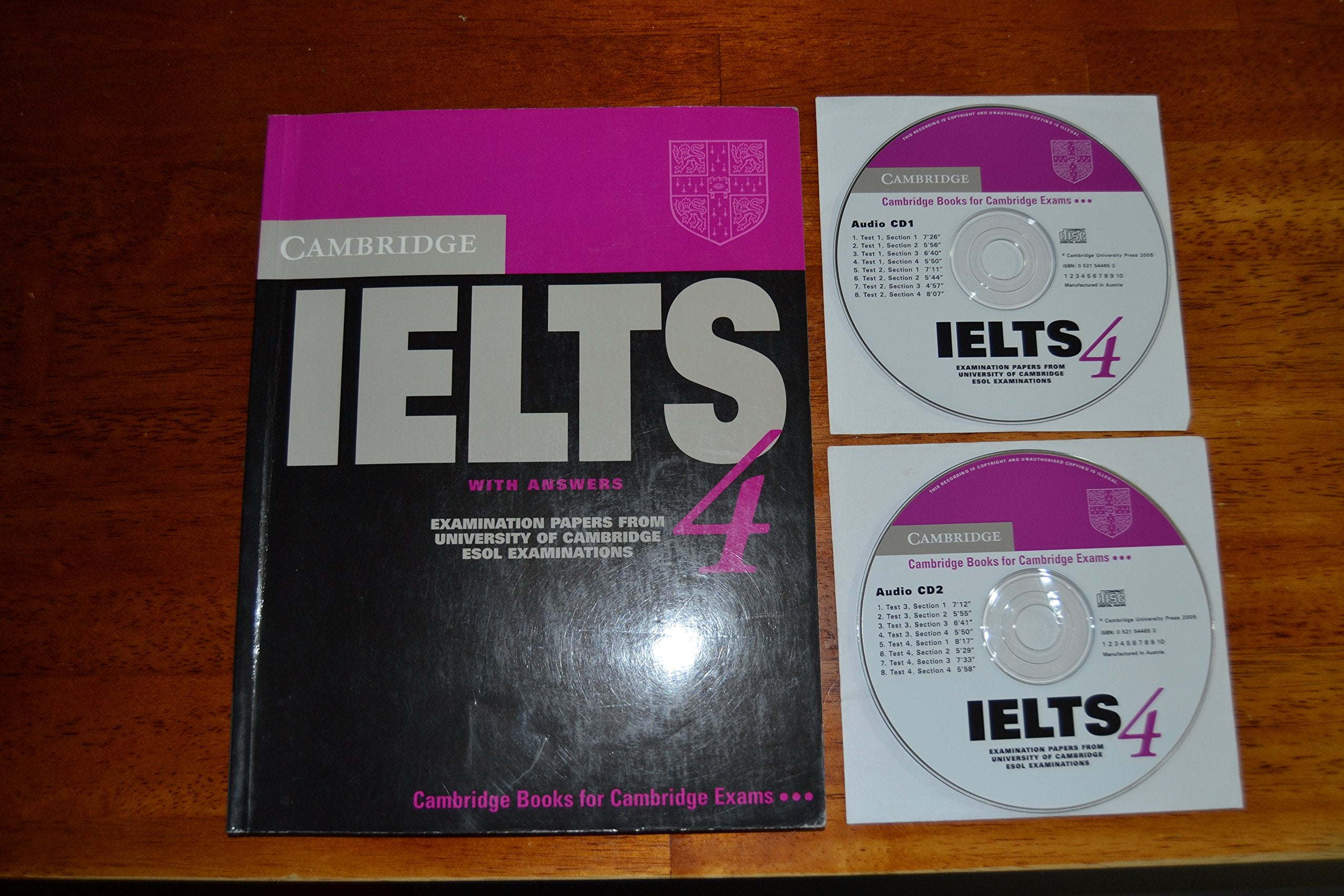 Cambridge IELTS 4 Student's Book with Answers: Examination papers from University of Cambridge ESOL Examinations (IELTS Practice,Used