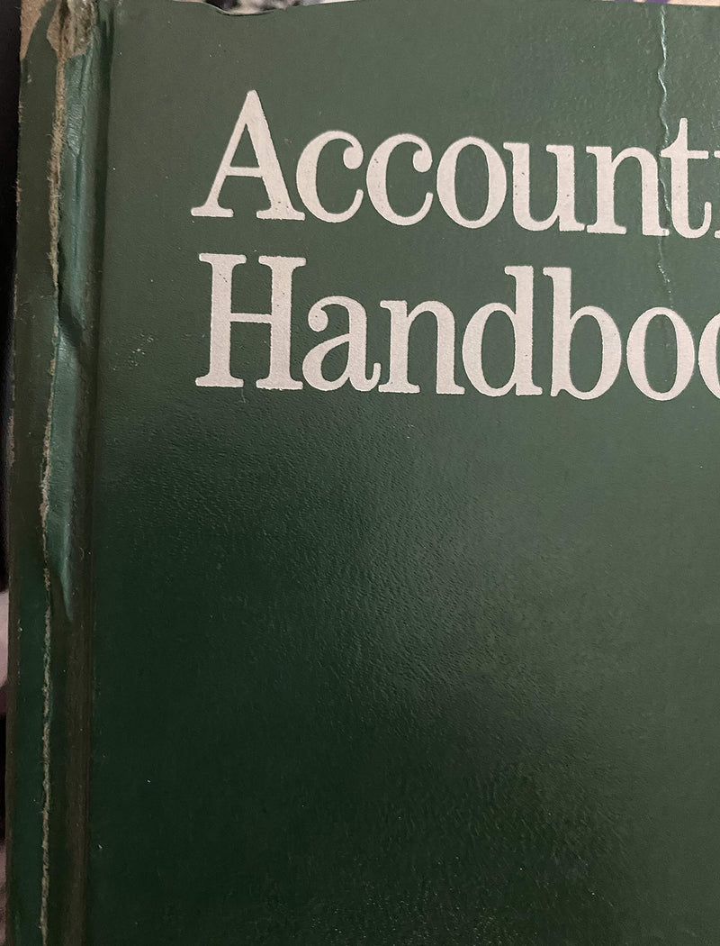 Accounting Handbook (BARRON'S ACCOUNTING HANDBOOK),Used