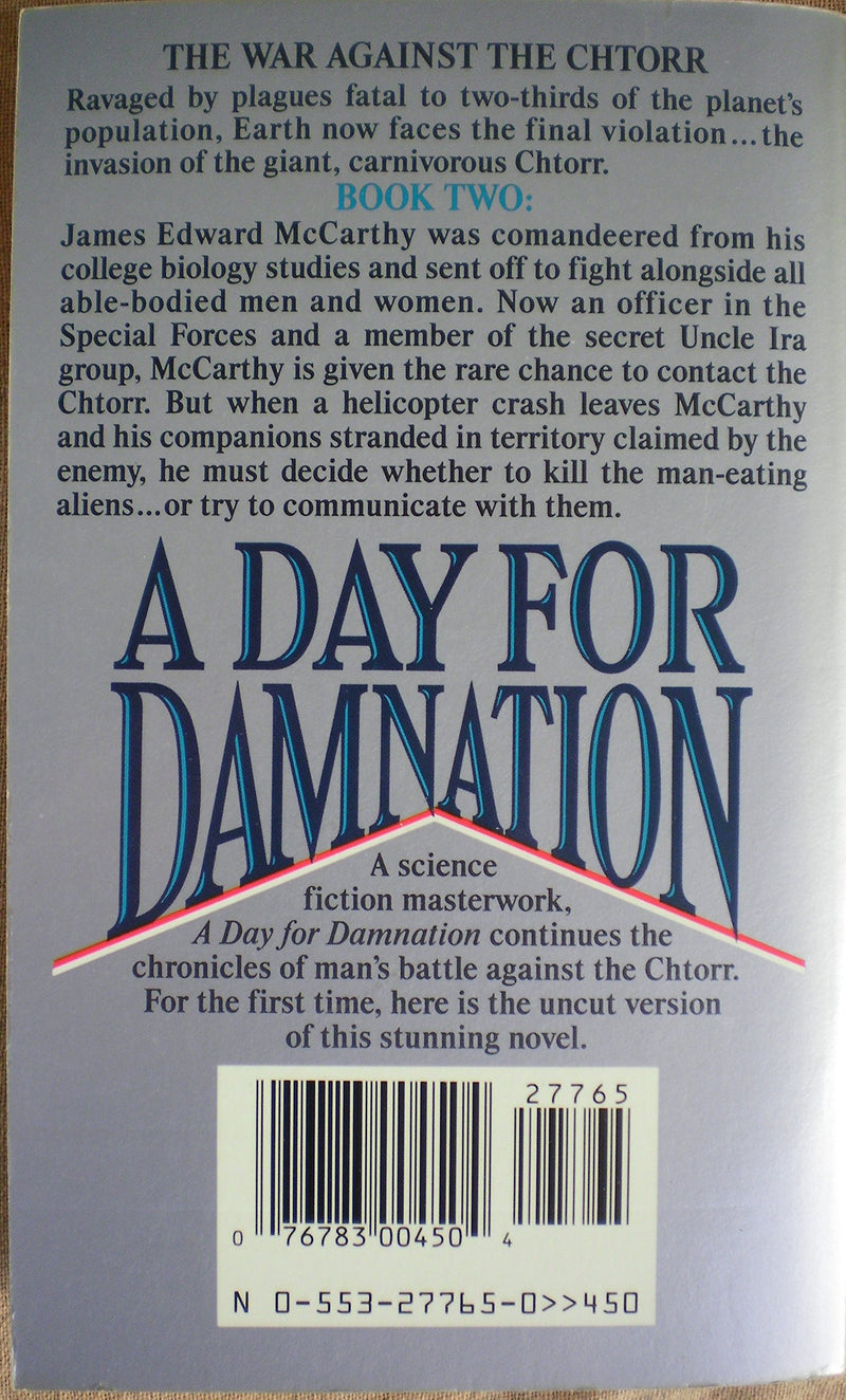 A Day For Damnation (War Against The Chtorr, Book 2),Used