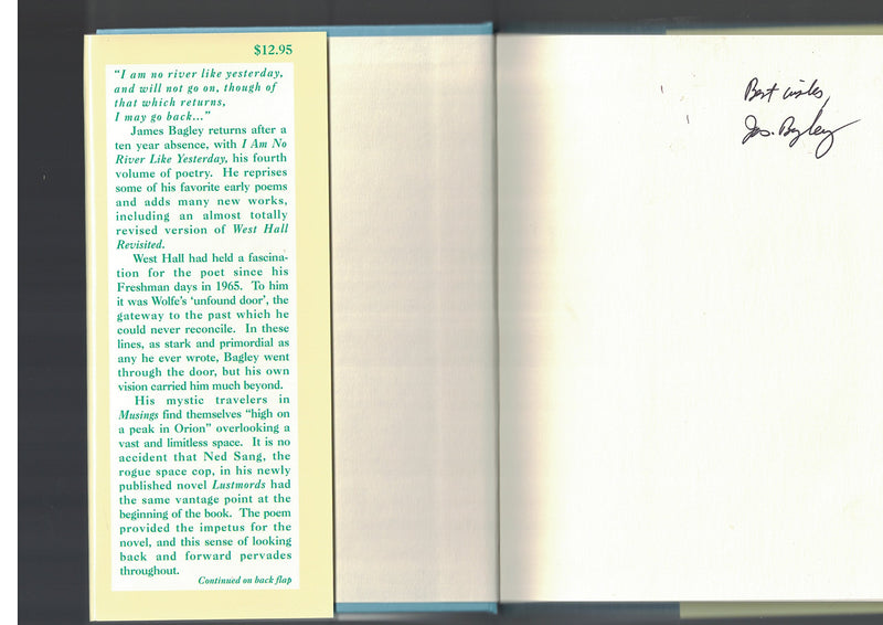 I am no river like yesterday: Selected poems, 19741994,Used