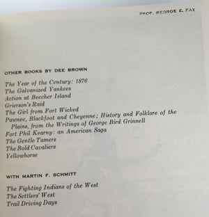 Bury My Heart at Wounded Knee,Used