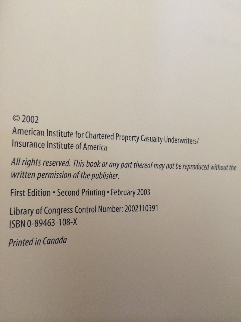 Personal Insurance,Used