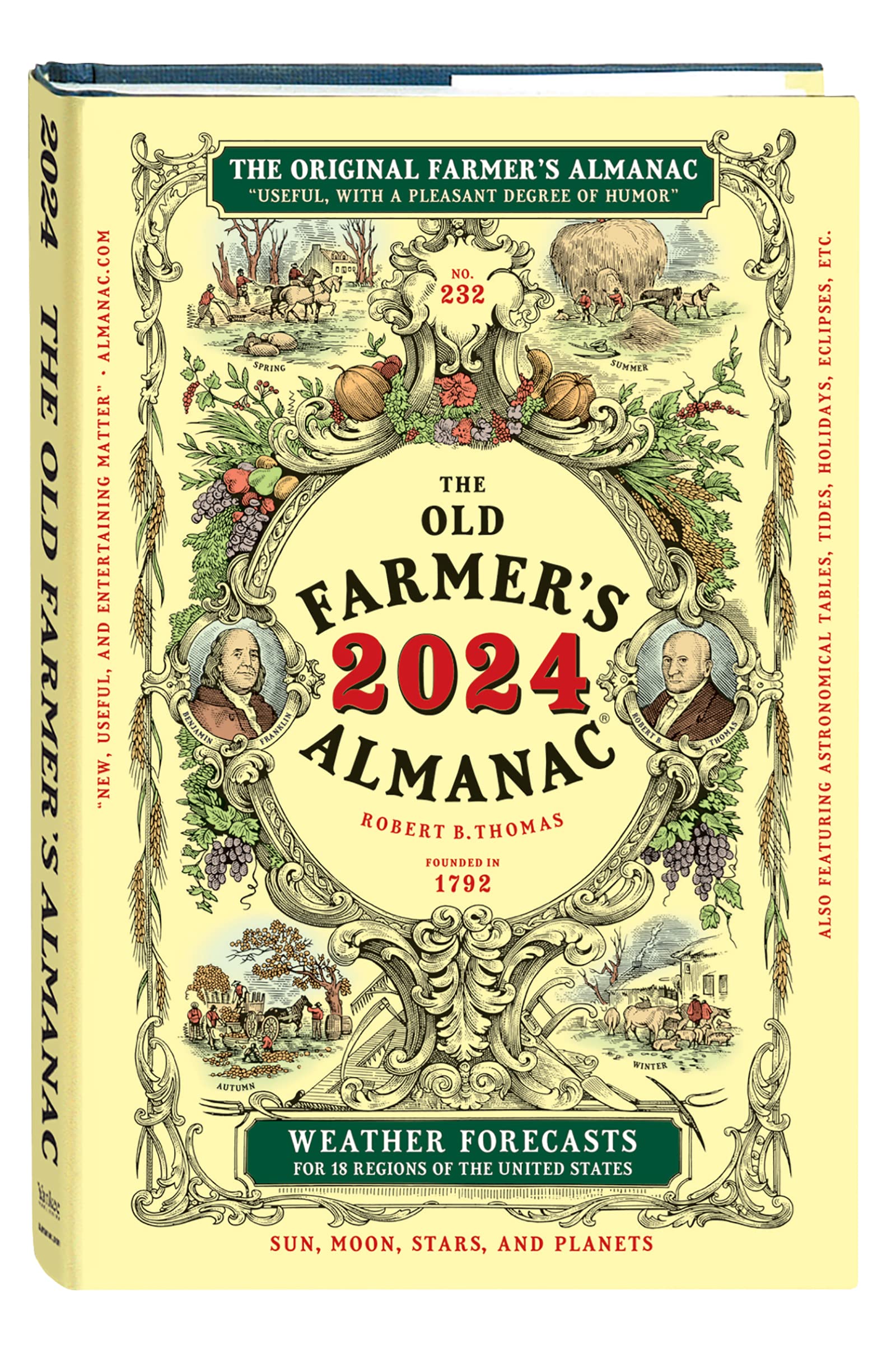 The 2024 Old Farmers Almanac (Old Farmer'S Almanac, 232)