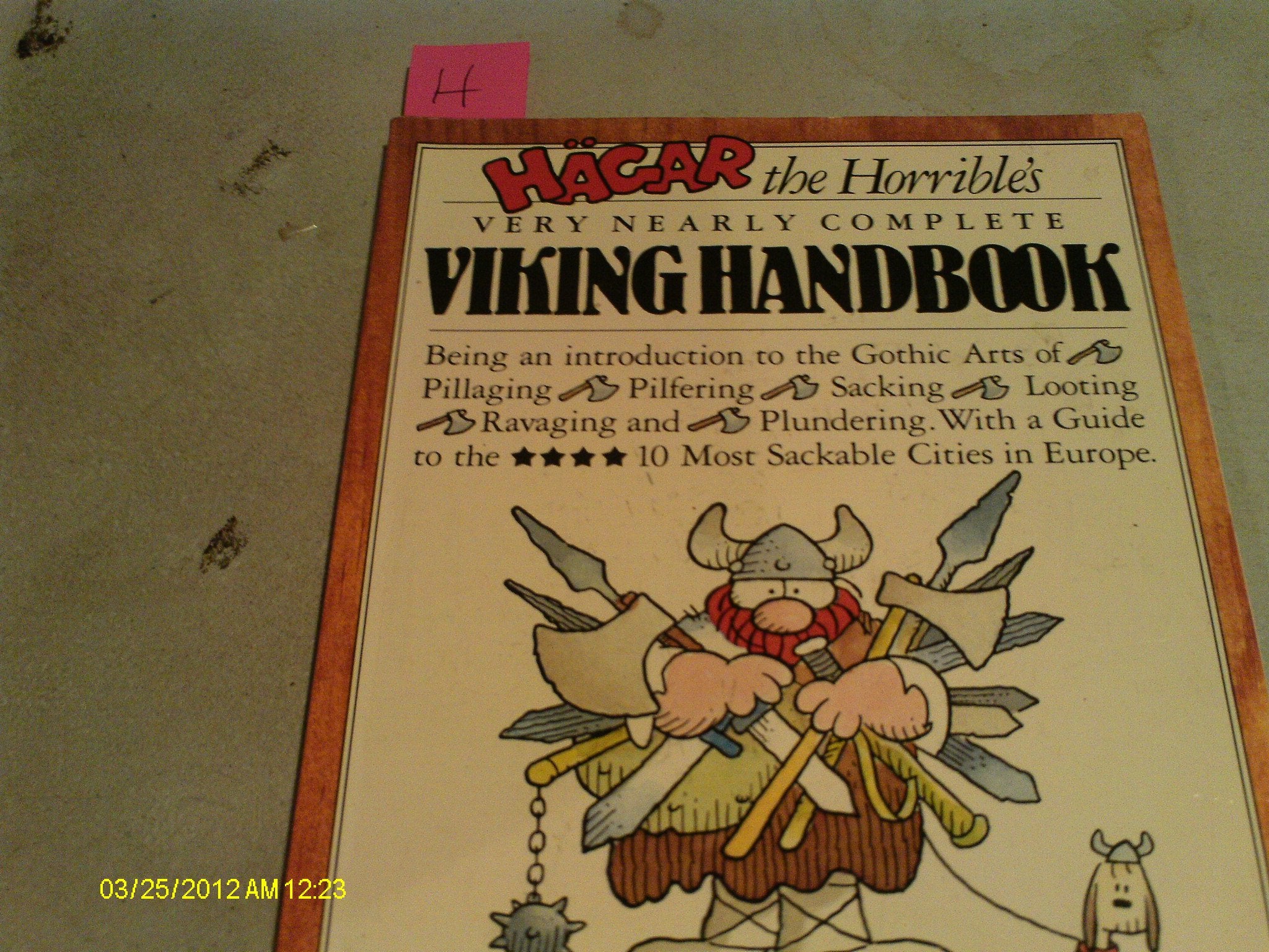 Hagar The Horrible'S Very Nearly Complete Viking Handbook,Used