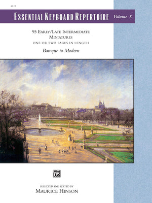 Essential Keyboard Repertoire, Vol 8: Miniatures, Comb Bound Book (Alfred Masterwork Edition: Essential Keyboard Repertoire),Used