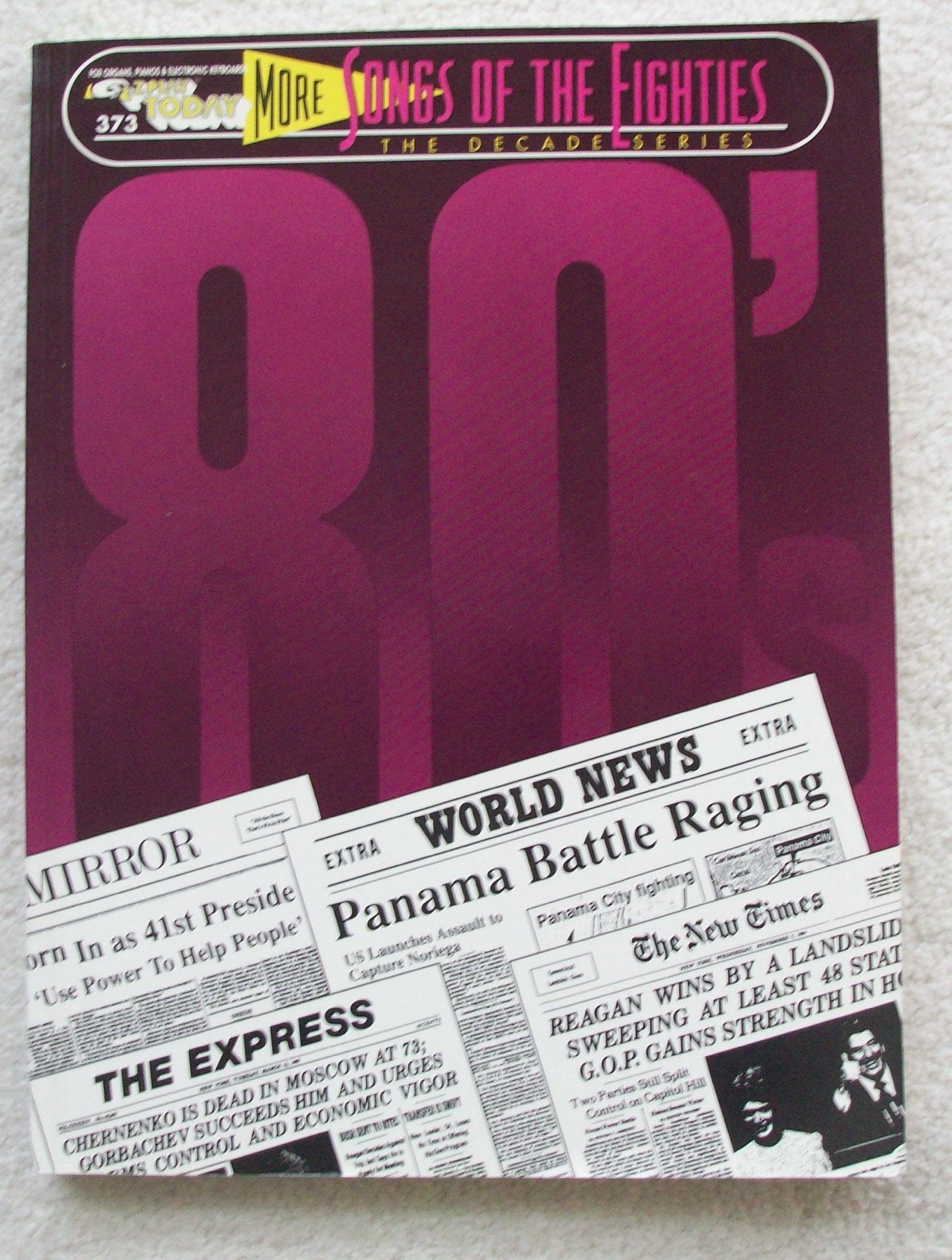 373. More Songs Of The 80's: The Decade Series (EZ Play Today, 373),Used