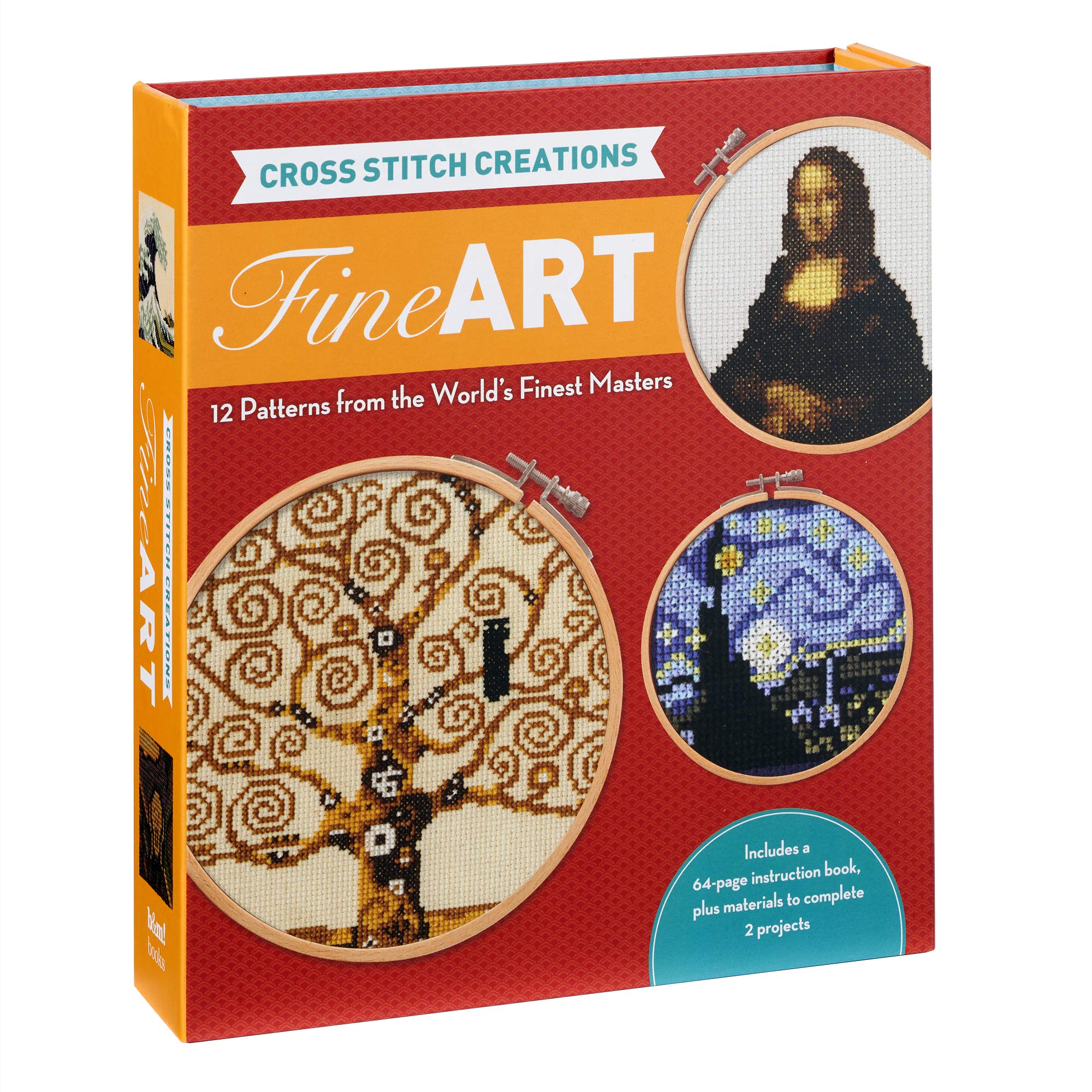 Cross Stitch Creations: Fine Art: 12 Patterns From The World'S Finest Masterpieces,New