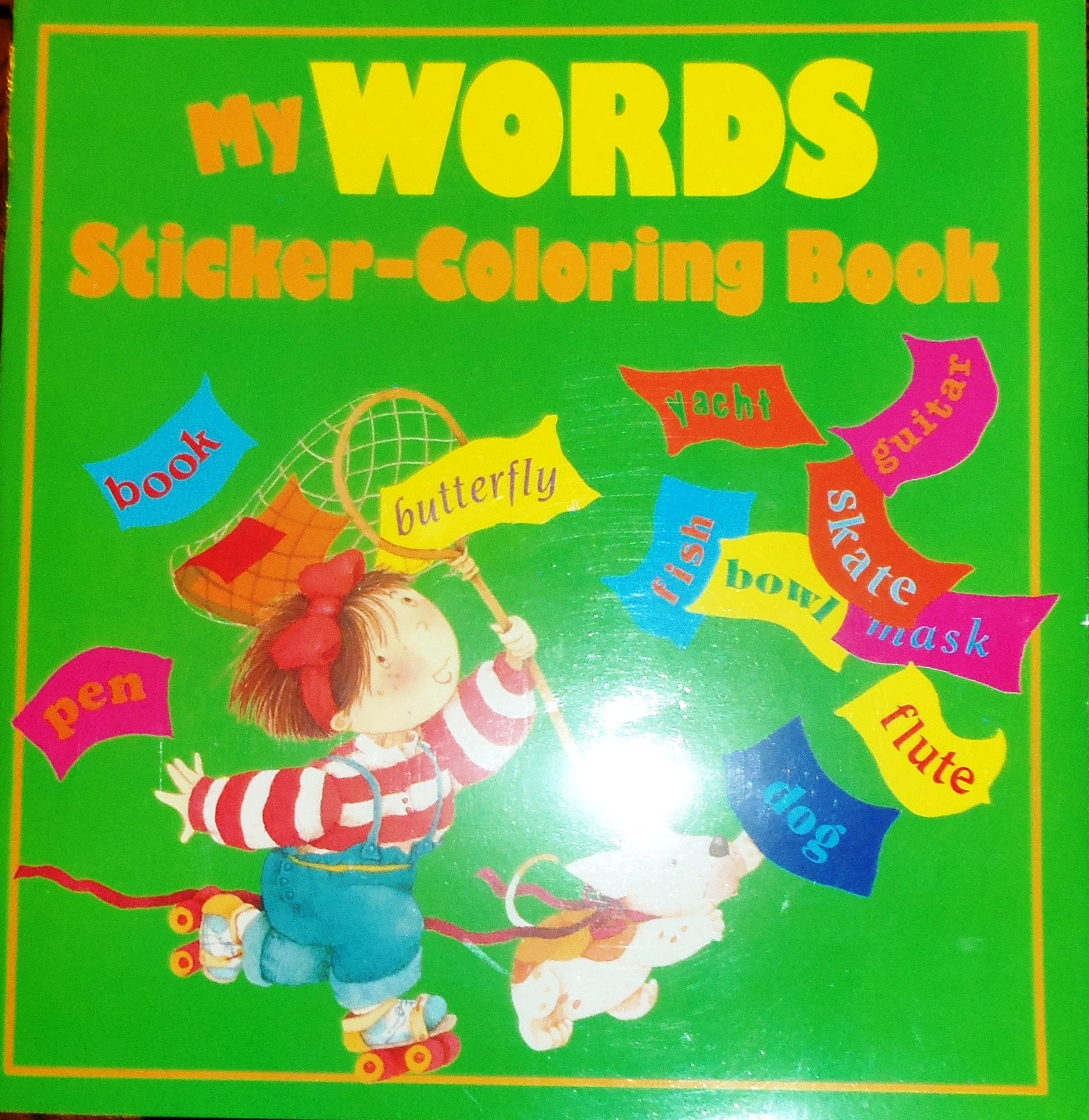 My Words StickerColoring Book,Used