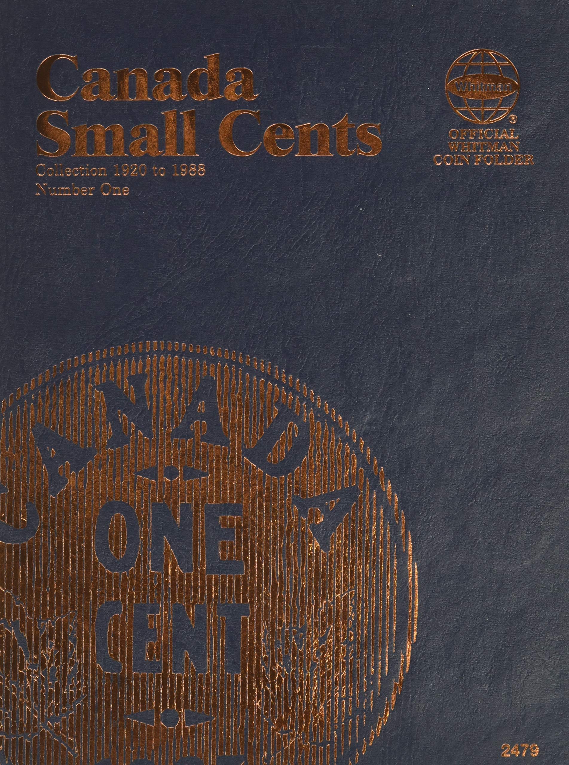 Canada Small Cents Collection 1920 to 1988 Number One (Official Whitman Coin Folder),New