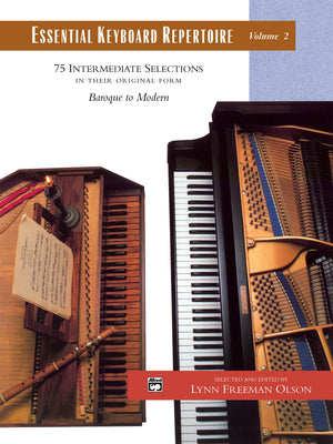 Essential Keyboard Repertoire, Vol 2: 75 Intermediate Selections in their Original form  Baroque to Modern, Comb Bound Book (Al,Used