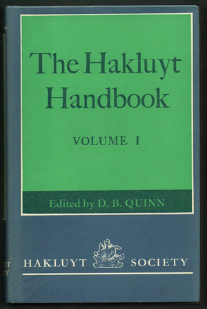 Hakluyt Handbook (Hakluyt Society, Second Series  Nos. 144 & 5) 2 Vol Set-new