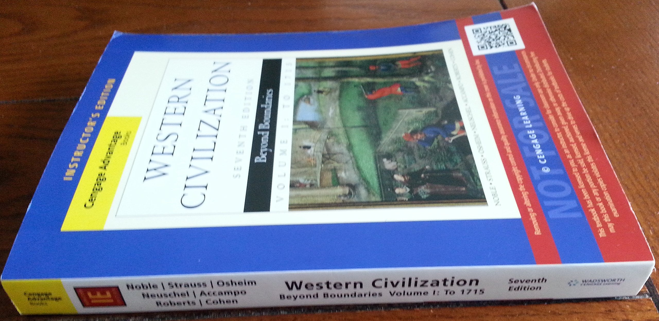 Cengage Advantage Books: Western Civilization: Beyond Boundaries, Volume I,Used