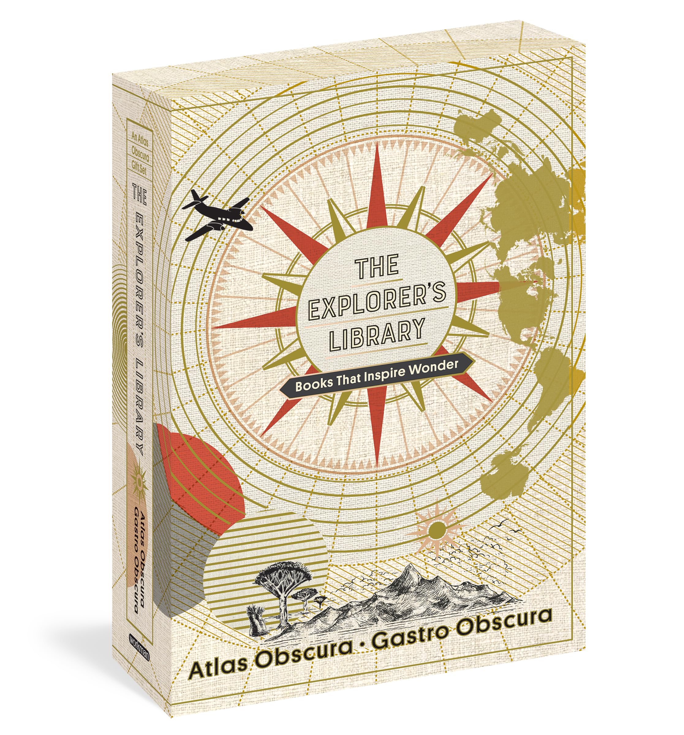 The Explorer'S Library: Books That Inspire Wonder (Atlas Obscura And Gastro Obscura 2Book Set)