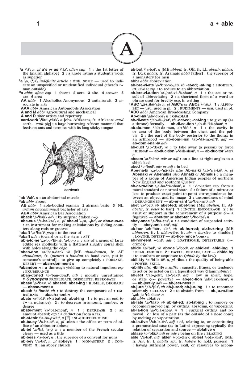 The MerriamWebster Dictionary, Trade Paperback, Newest Edition,New