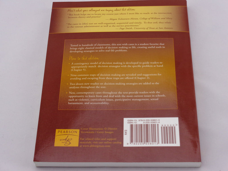 Administrators Solving The Problems Of Practice: Decisionmaking Concepts, Cases, And Consequences,New