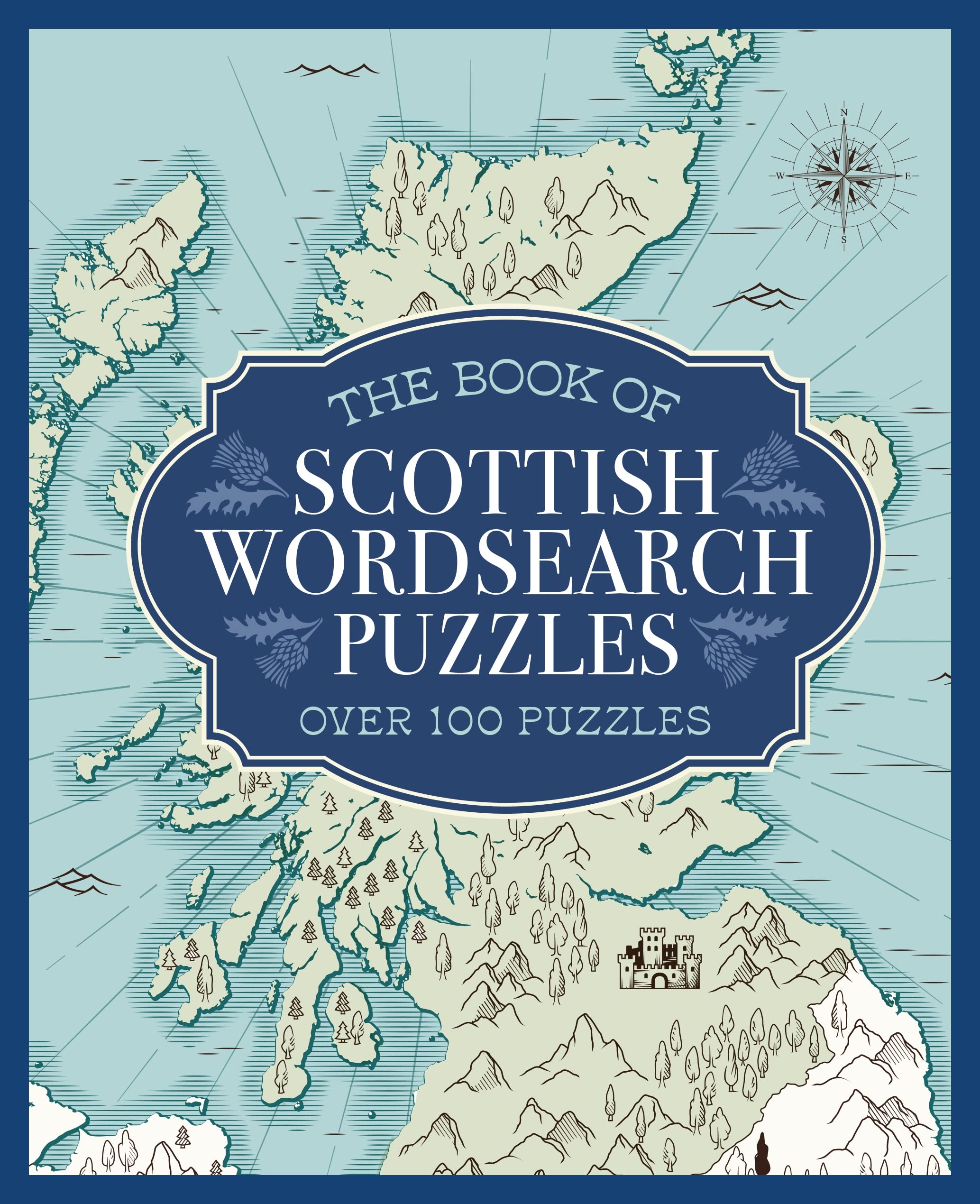 The Book Of Scottish Wordsearch Puzzles: Over 100 Puzzles,Used