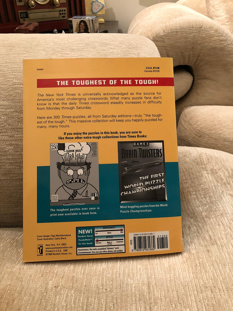 New York Times Toughest Crossword MegaOmnibus, Volume 1 (NY Times),Used