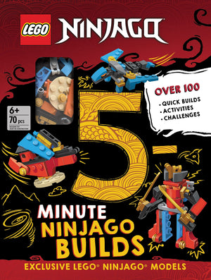 Lego(R) Ninjago(R) 5Minute Builds: 100+ Quick Model Build Ideas, Basic Brick Kit, And Awesome Activities To Inspire Imagination,New