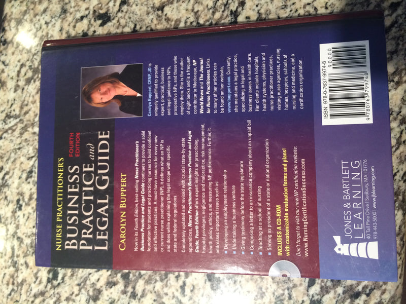 Nurse Practitioner's Business Practice and Legal Guide by Jones & Bartlett Learning - Essential Resource for Healthcare Professionals
