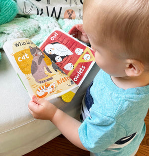 Tuffy Good Morning First Color Book  Washable, Chewable, Unrippable Pages With Hole For Stroller Or Toy Ring, Teether Tough (A ,Used