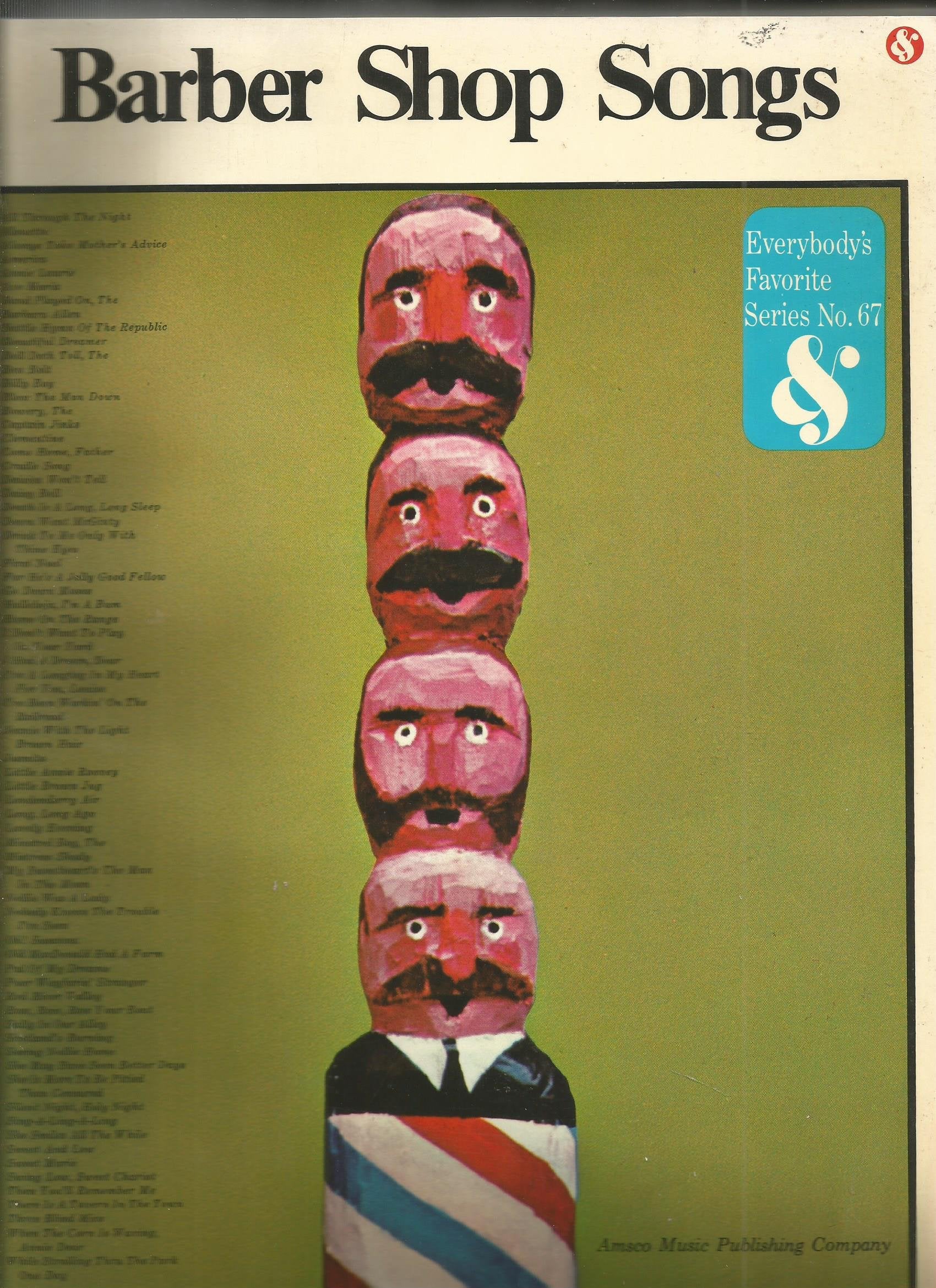Barber Shop Songs: (Everybody'S Favorite Series, No. 67),Used