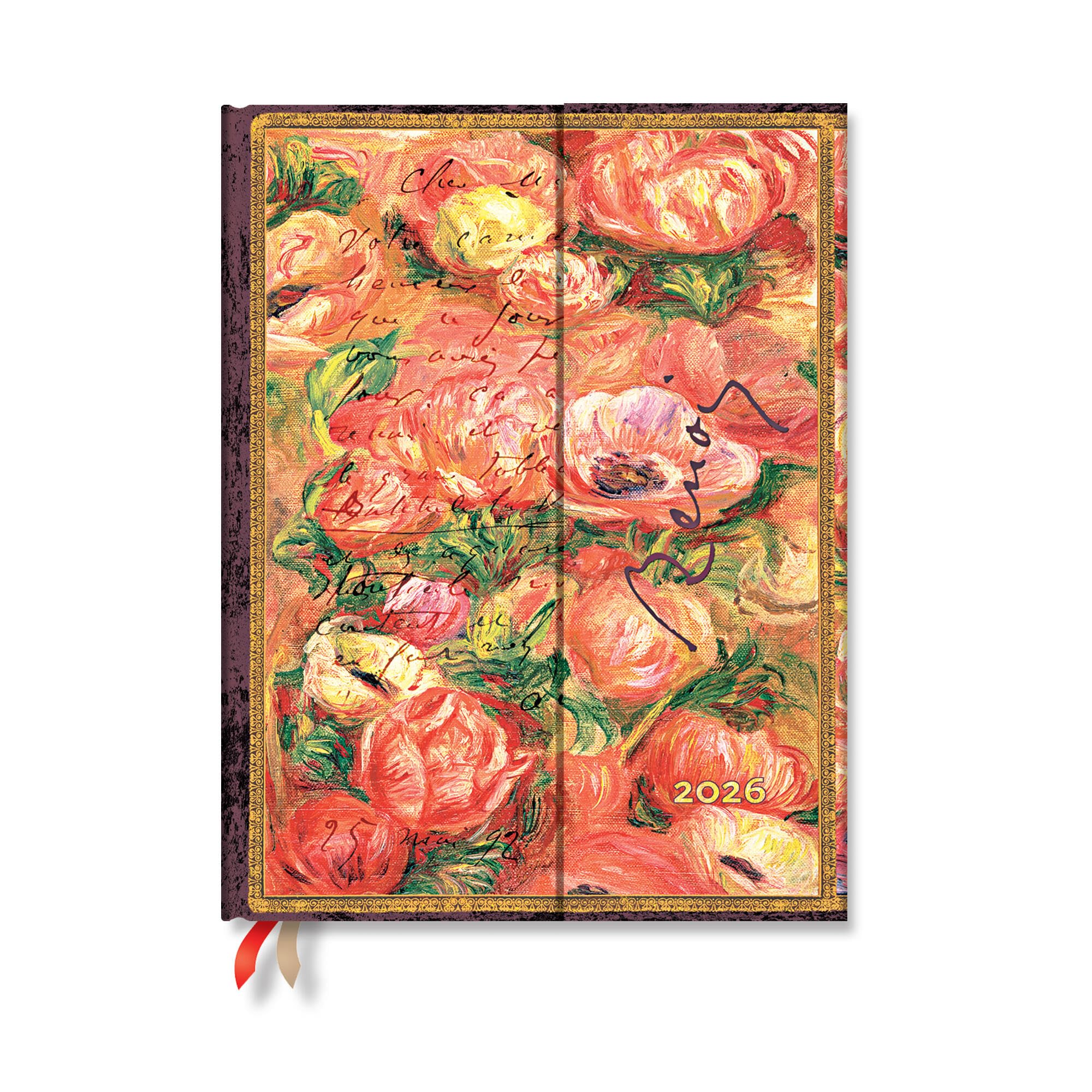 Paperblanks | 2026 Renoir, Letter To Morisot (1892) | Embellished Manuscripts Collection | 12Month Planner | Ultra | DayAtAT