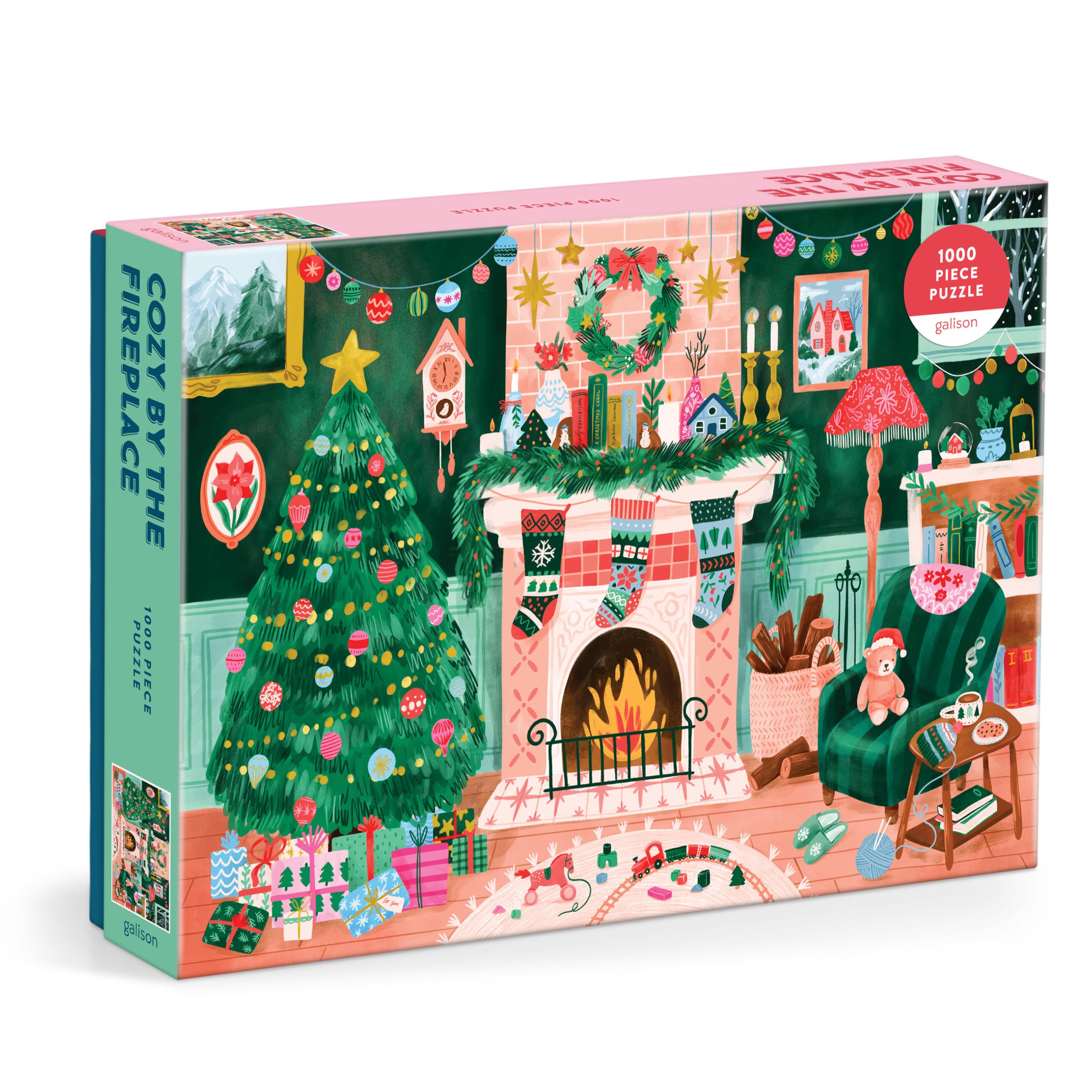 Cozy By The Fireplace 1000Pc Puzzle