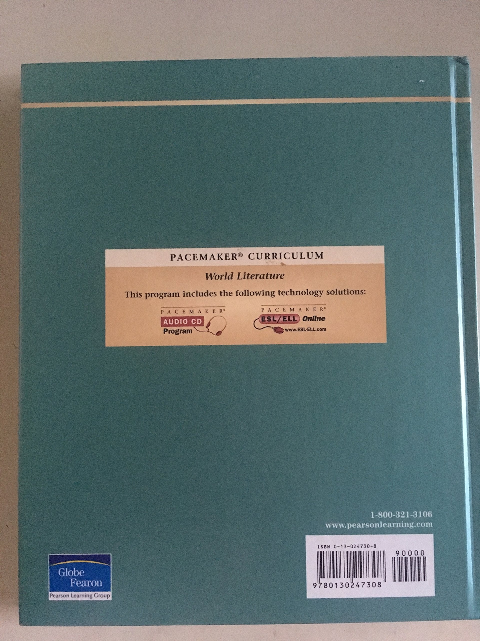 Glencoe Literature  2002 World Literature : The Reader's Choice,Used