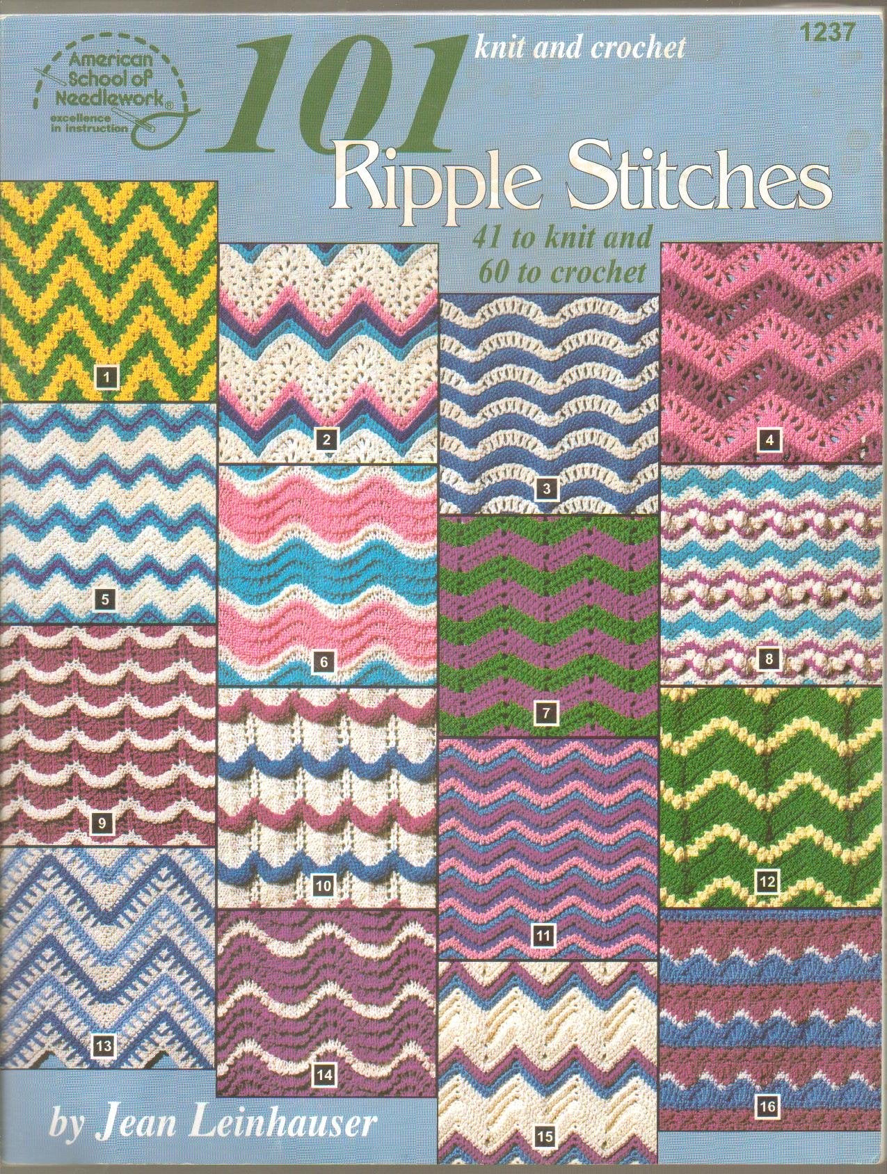 Knit and Crochet 101 Ripple Stitches,Used